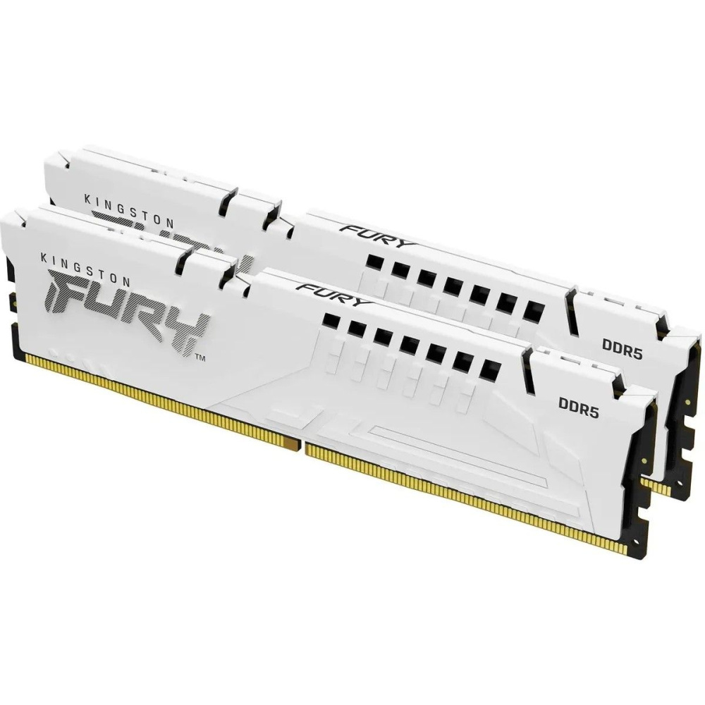 Оперативная память 32 Gb 5200 MHz Kingston FURY Beast White (KF552C40BWK2-32)