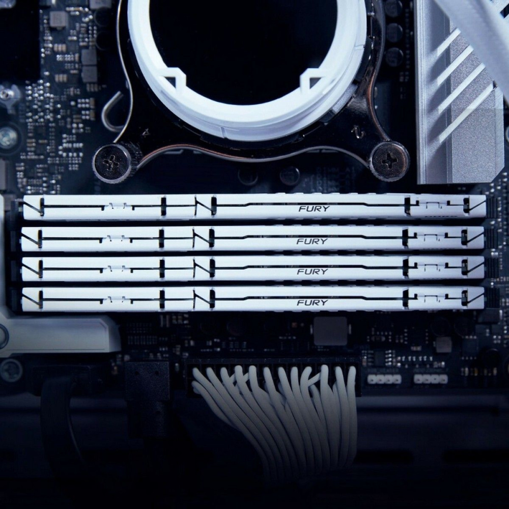Оперативная память 32 Gb 5200 MHz Kingston FURY Beast White (KF552C40BW-32)