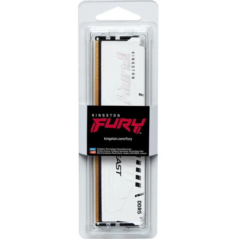 Оперативная память 32 Gb 5600 MHz Kingston FURY Beast White (KF556C40BW-32)