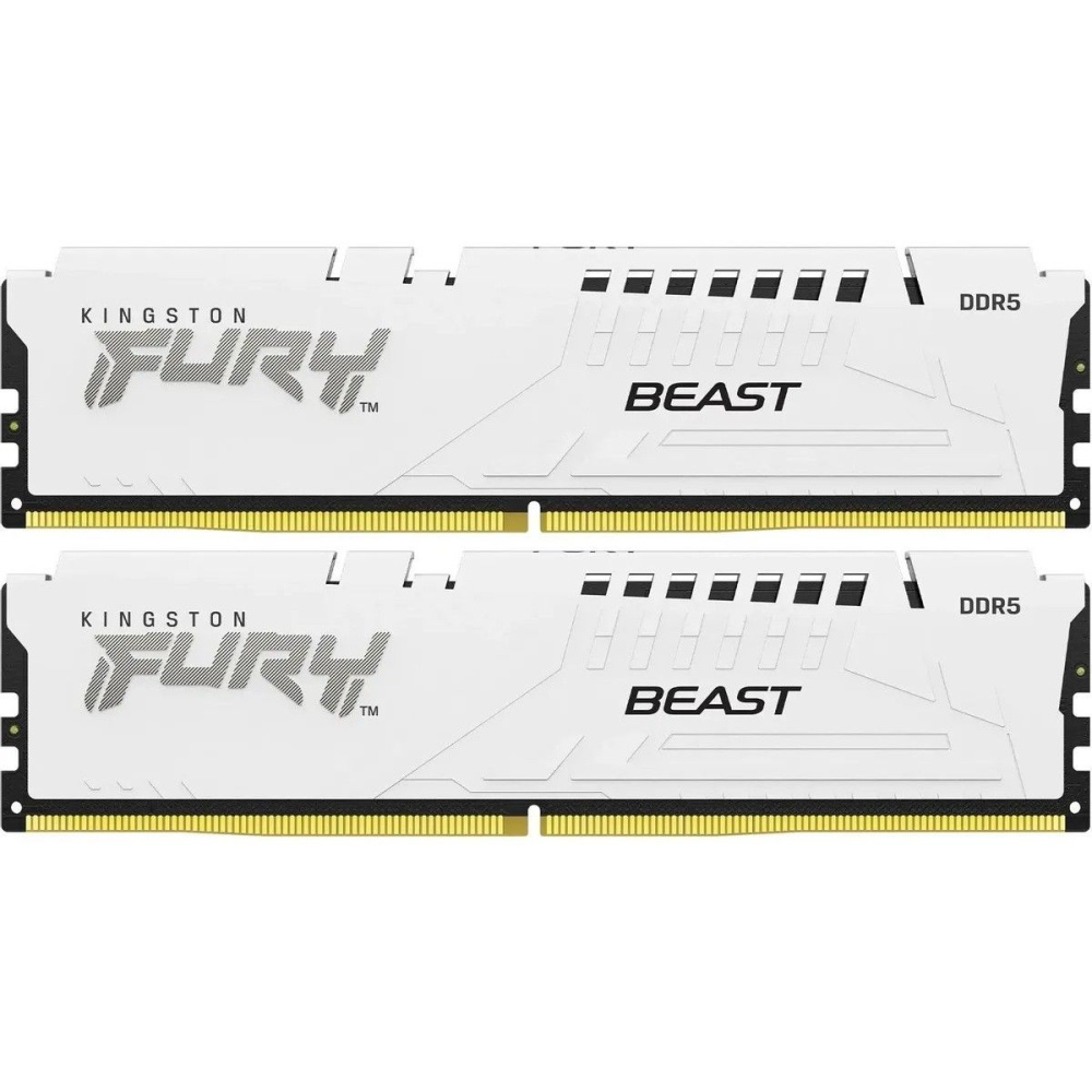 Оперативная память 32 Gb 5600 MHz Kingston FURY Beast White (KF556C40BWK2-32)
