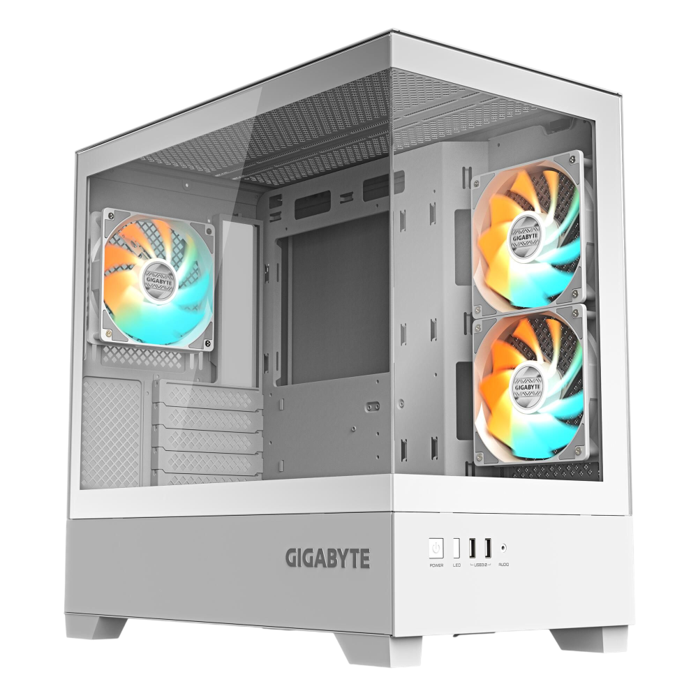 Компьютерный корпус Gigabyte C201 Panoramic Ice White (GB-C201PI)