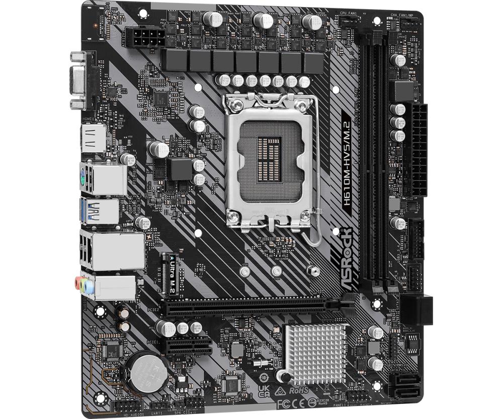 Материнская плата ASRock H610M-HVS/M.2 R2.0