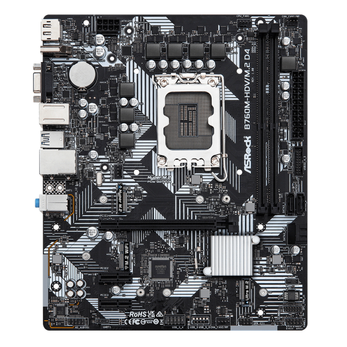 Материнская плата ASRock B760M-HDV/M.2 D4