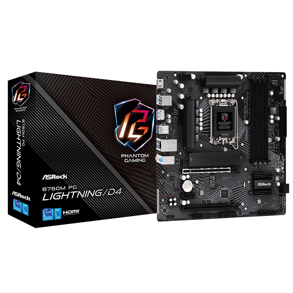 Материнская плата ASRock B760M PG LIGHTNING/D4