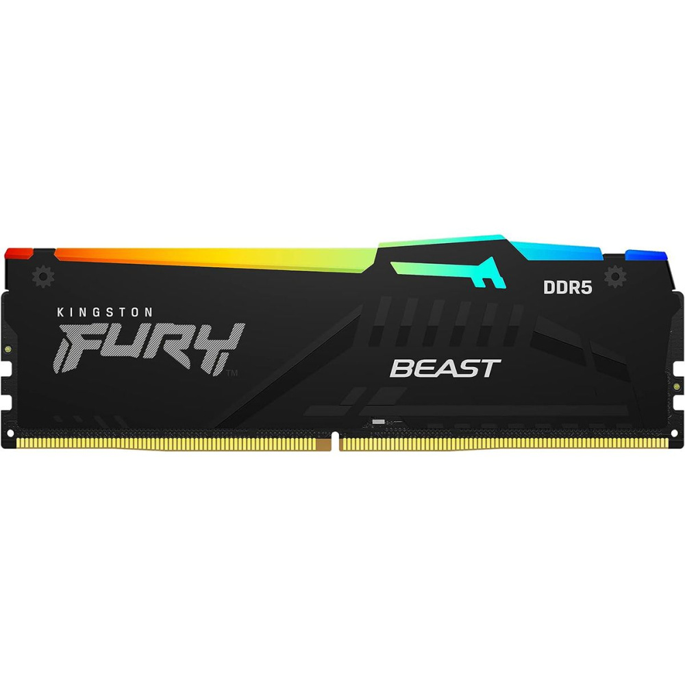 Оперативная память 16 Gb 5600 MHz Kingston FURY Beast RGB Black (KF556C36BBEA-16)