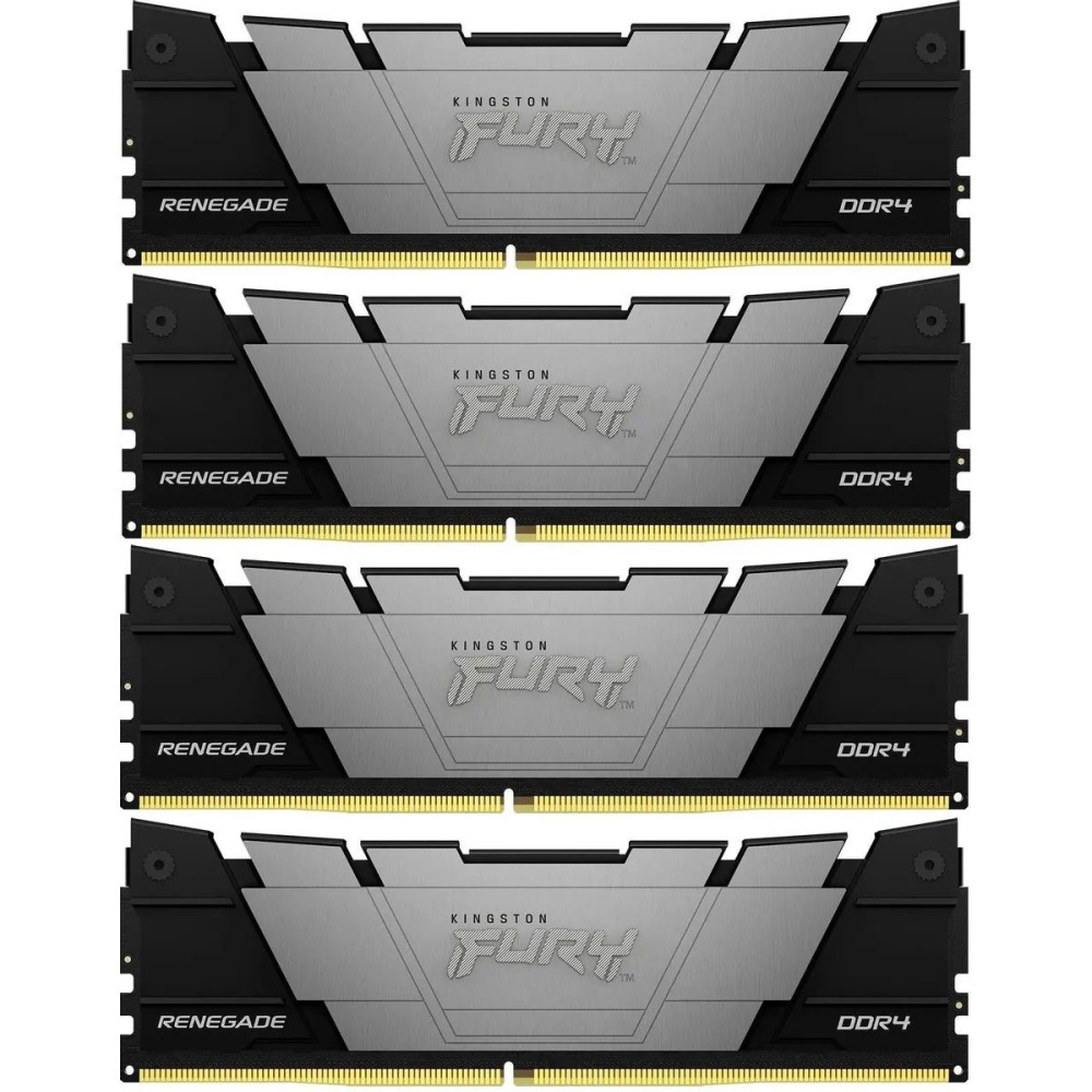 Оперативная память 32 Gb 3200 MHz Kingston FURY Renegade Black/Gray (KF432C16RB2K4/32)