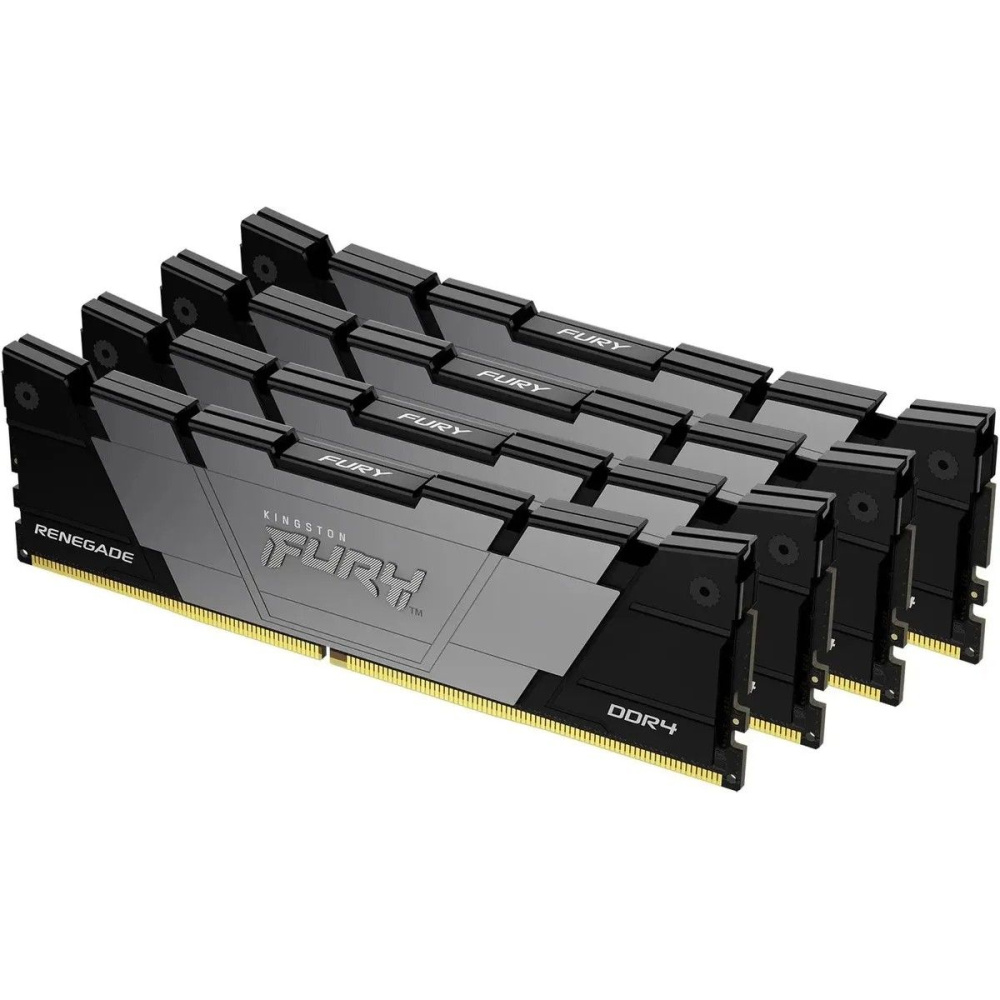 Оперативная память 32 Gb 3200 MHz Kingston FURY Renegade Black/Gray (KF432C16RB2K4/32)