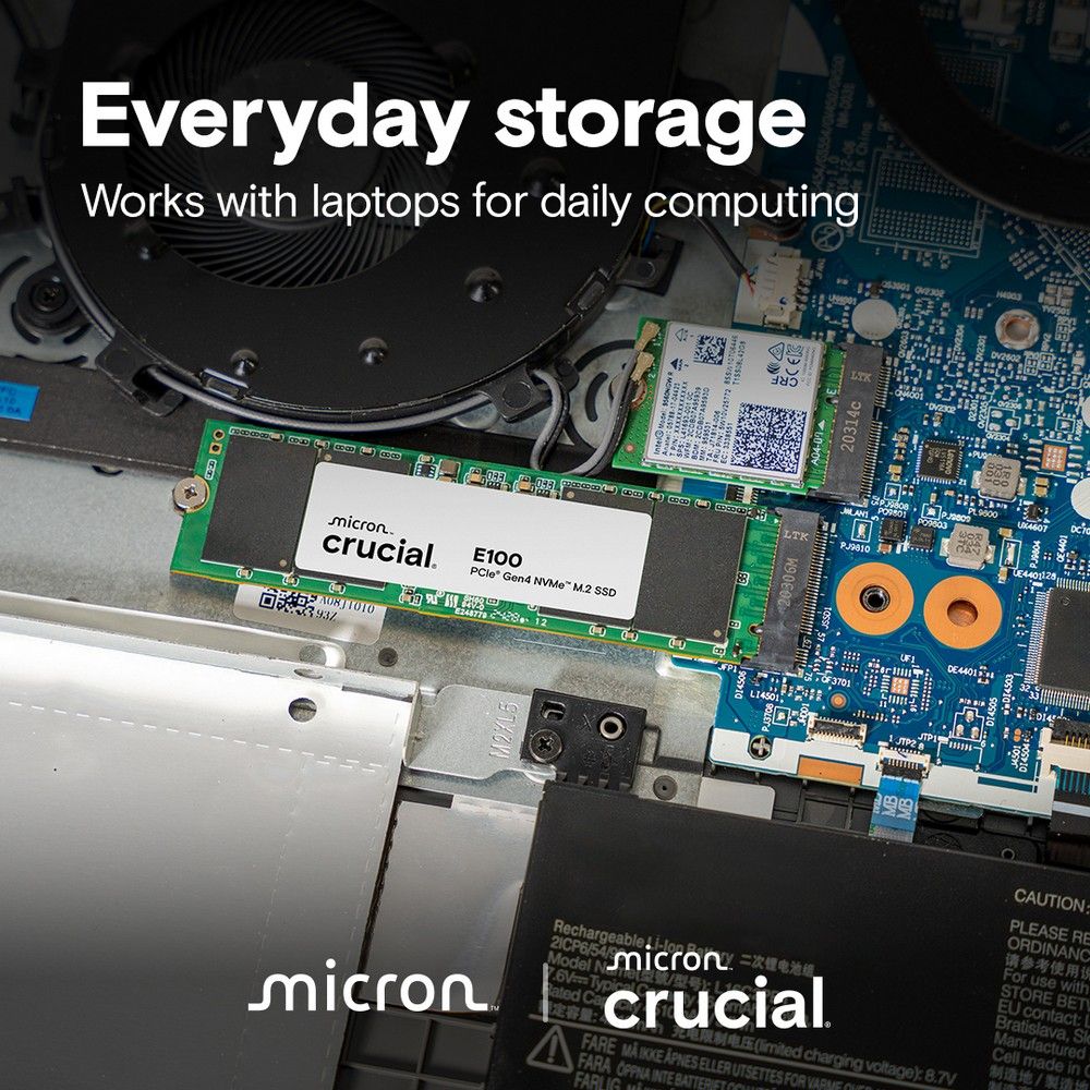 Твердотельный накопитель CRUCIAL 2000 Gb E100 (CT2000E100SSD8)