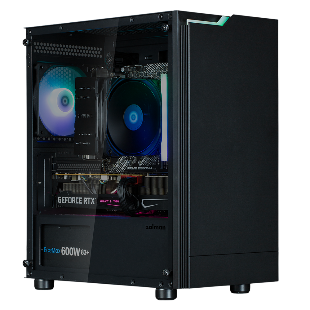 Компьютерный корпус Zalman ARGB Black T4 Plus