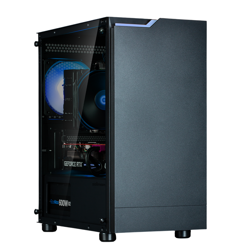 Компьютерный корпус Zalman ARGB Black T4 Plus