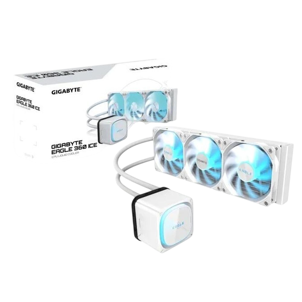 Система жидкостного охлаждения для процессора Gigabyte Eagle 360I ICE ARGB White (GP-GIGABYTE EAGLE 360I)