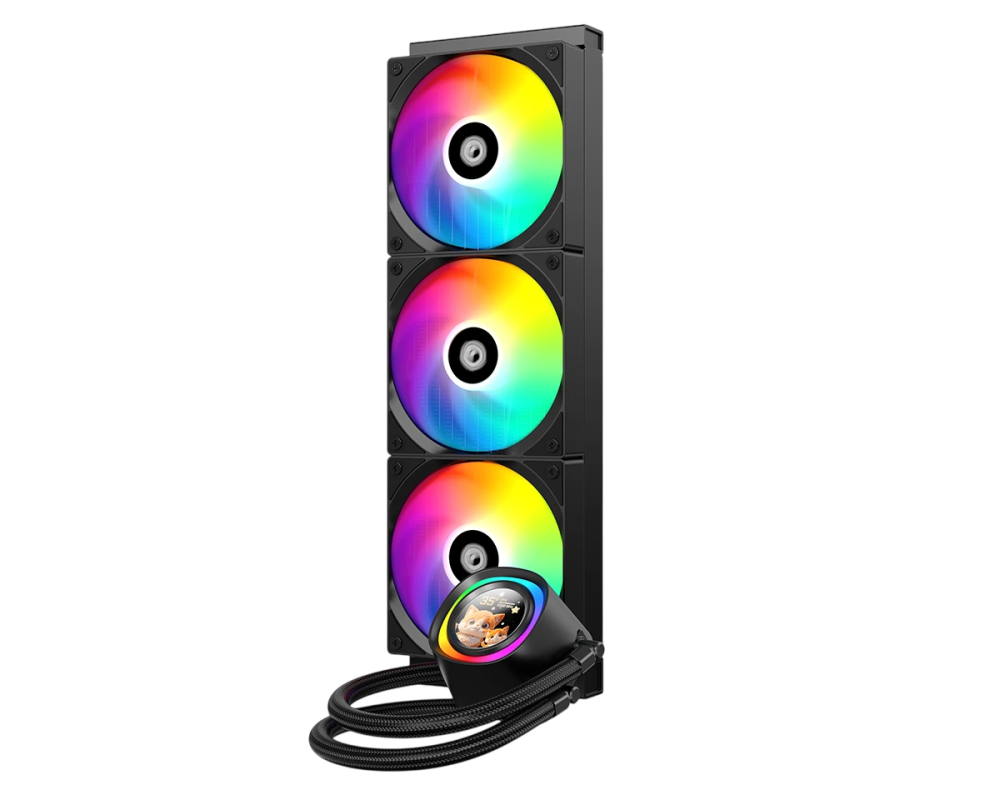 Система жидкостного охлаждения для процессора ID-COOLING FX360 LCD Black 350W