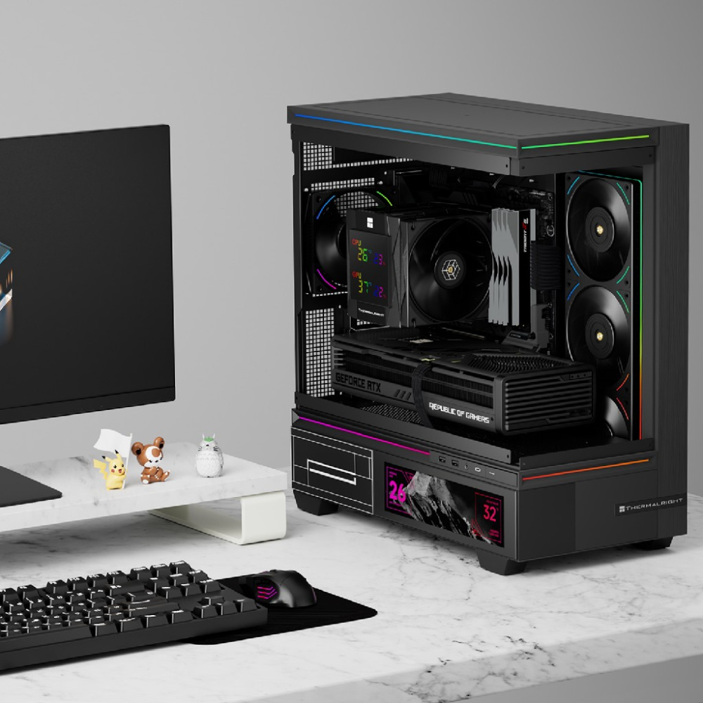 Кулер для процессора Thermalright Royal Knight 120 Digital Black (TRRK120DB)