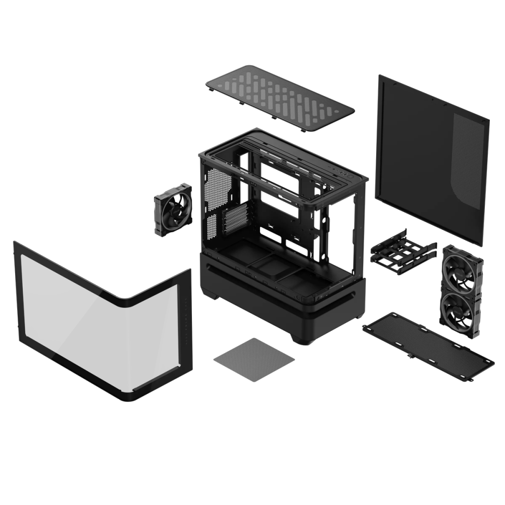 Компьютерный корпус ASUS PRIME AP202 TG ARGB Black (90DC00P0-B19000)