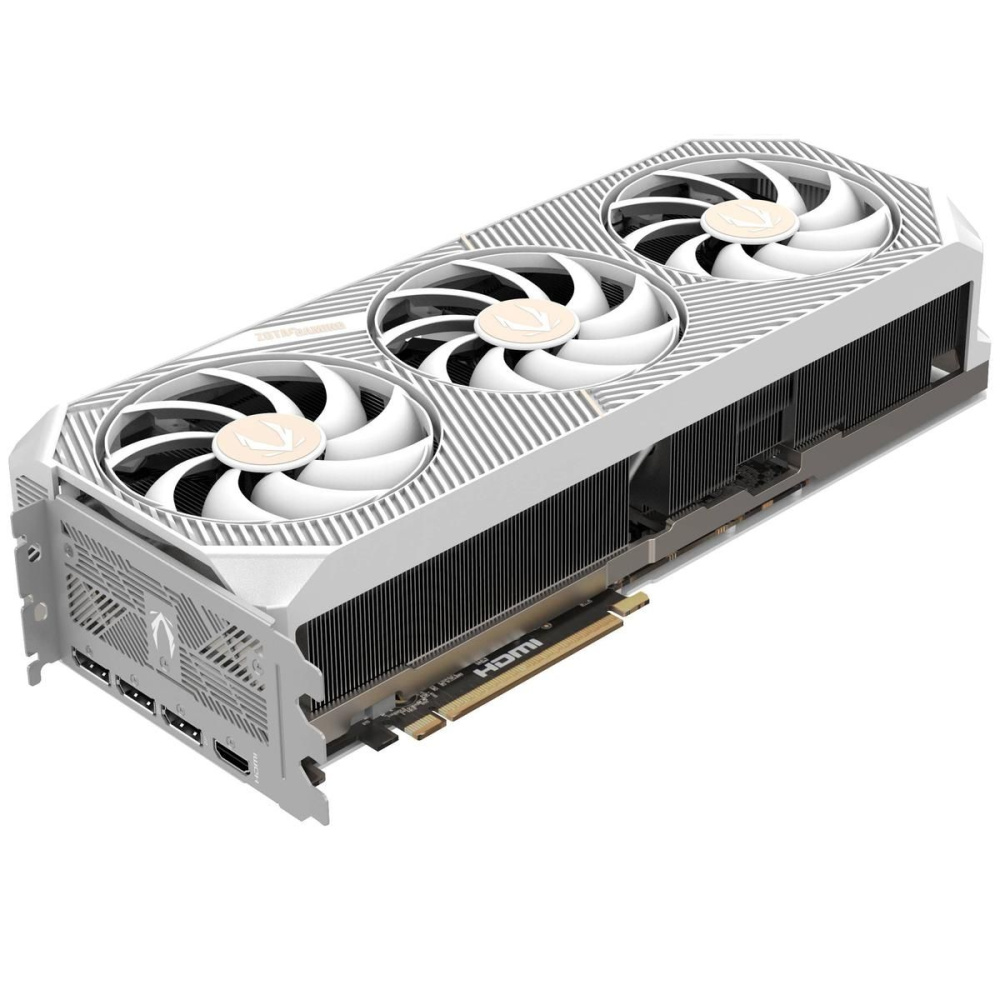 Видеокарта ZOTAC (ZT-B50800Q-10P) GeForce RTX 5080 16GB SOLID WHITE ED OC