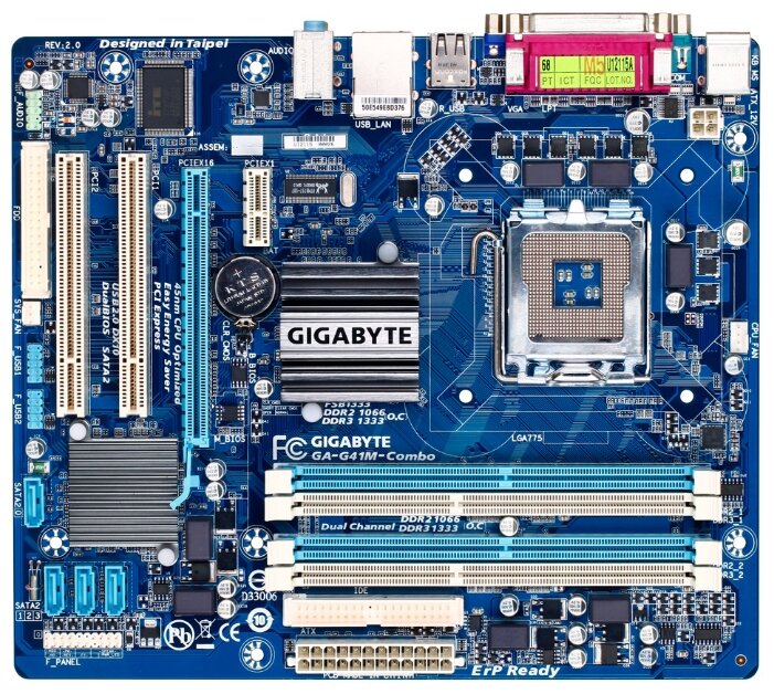 Материнская плата Gigabyte (GA-G41M-COMBO)