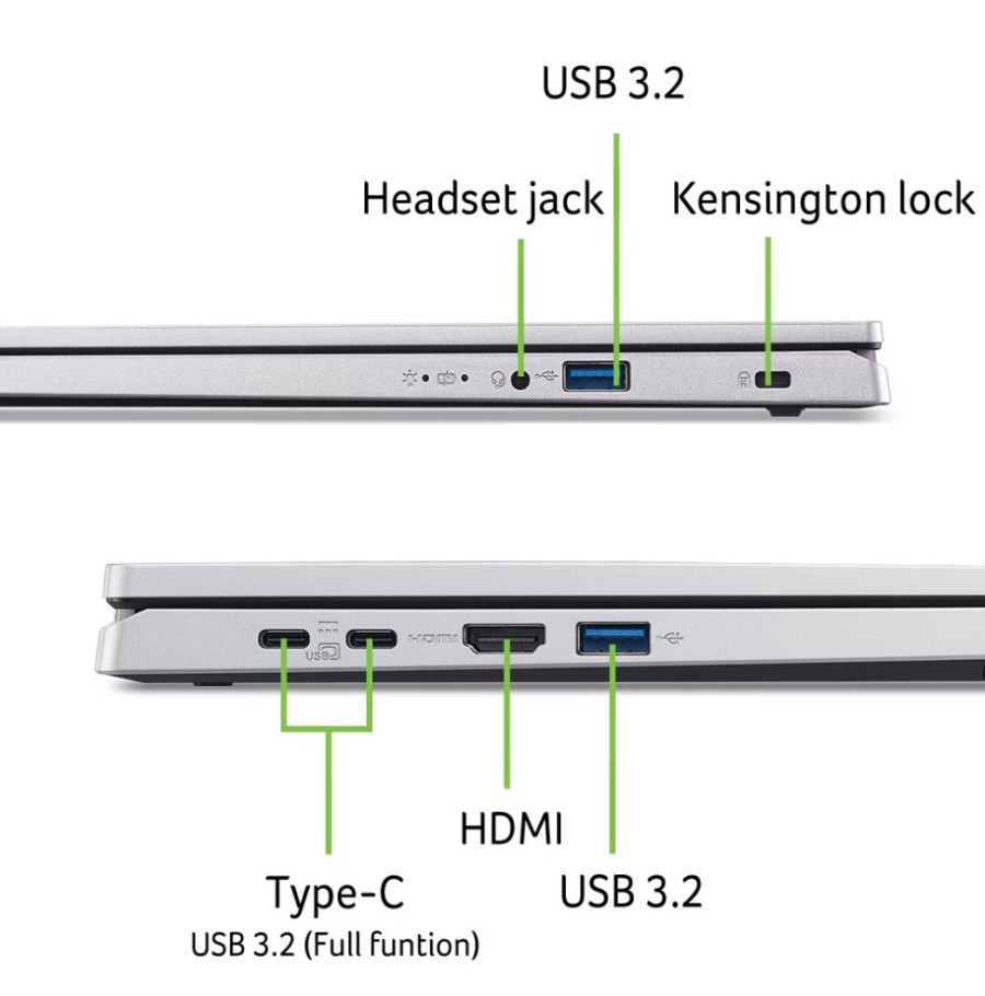 Ноутбук Acer Aspire Go AG15-71P-71KY (NX.J6SEX.00R) Core i7 13620H, 15.6″, 16/512 ГБ, Windows 11 Pro
