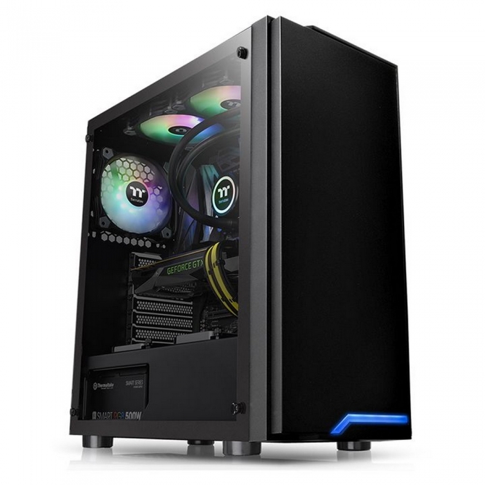 Компьютерный корпус Thermaltake H100 TG Black (CA-1L4-00M1WN-02)