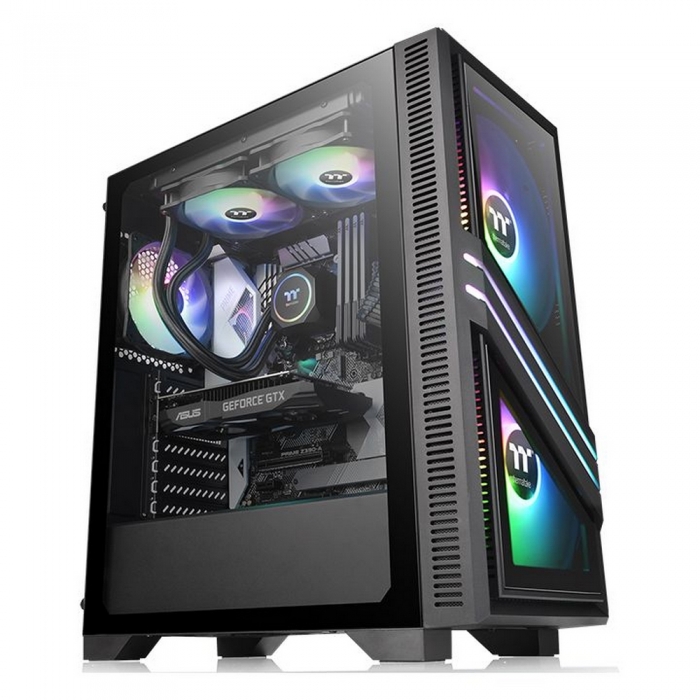 Компьютерный корпус Thermaltake VERSA T35 TG RGB Black (CA-1R7-00M1WN-00)